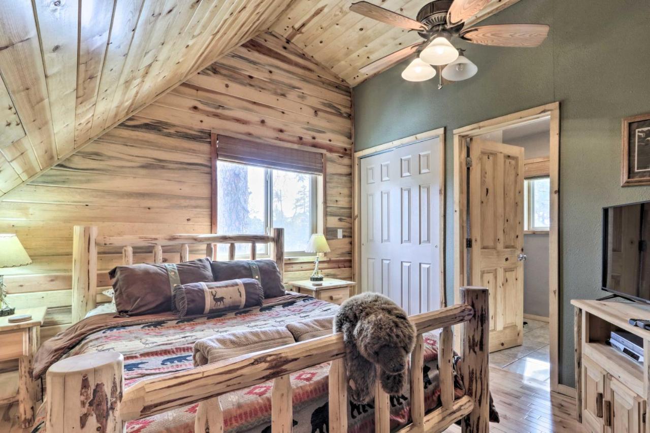 Cozy Heber-Overgaard Cabin With Fire Pit, Game Room! المظهر الخارجي الصورة